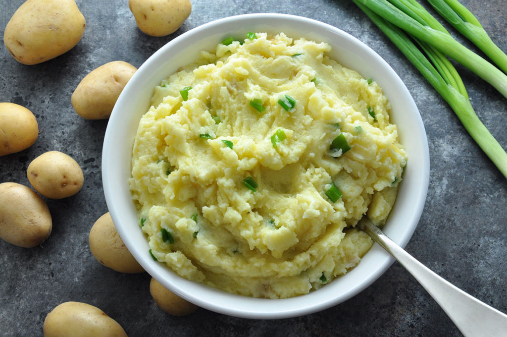 Baby Dutch Yellow® Smashed Potatoes with Green Onion and Sour Cream