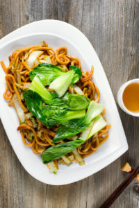 How to Make Fresh Noodles with Bok Choy