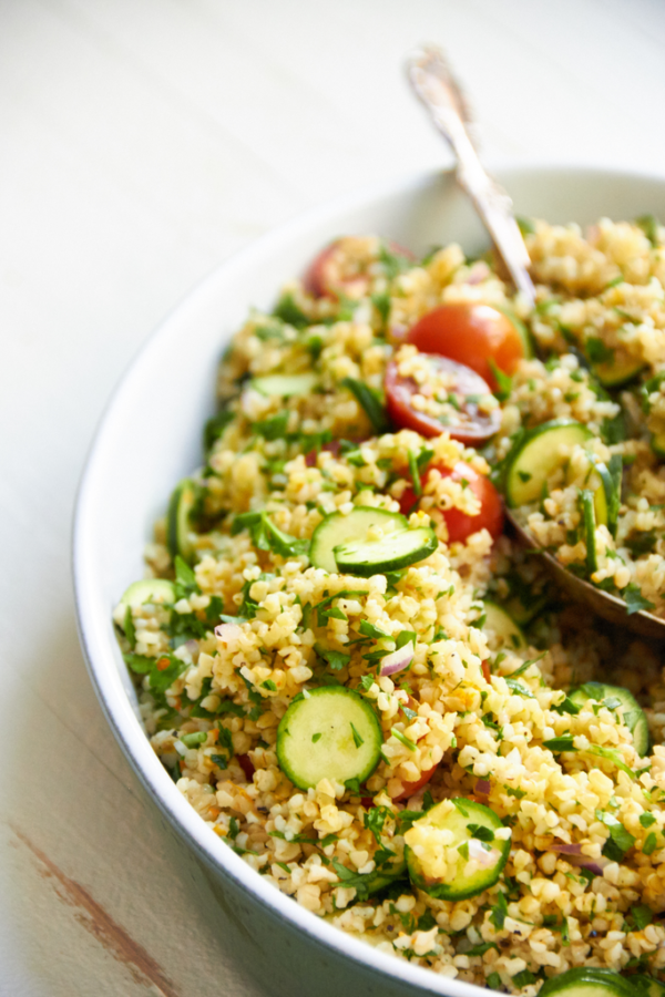 Katie Workman's Tomato, Zucchini and Bulgur Wheat Salad