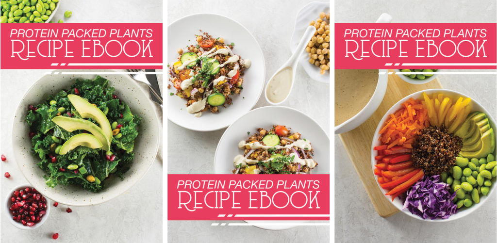 Plant-Based Protein eBook | vegan recipes, bowl recipes, protein salad, vegan protein, plant-based recipe