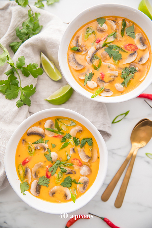The Best of Whole30 Recipe Roundup l tom kha soup