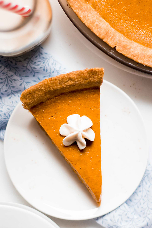 Healthy Thanksgiving Sides Recipe Roundup l healthy pumpkin pie