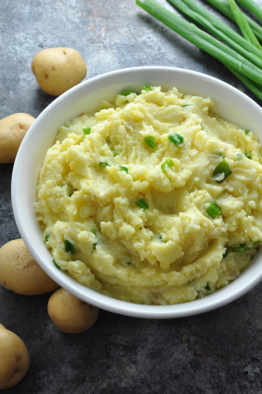 Healthy Thanksgiving Sides Recipe Roundup l smashed dutch yellow potatoes