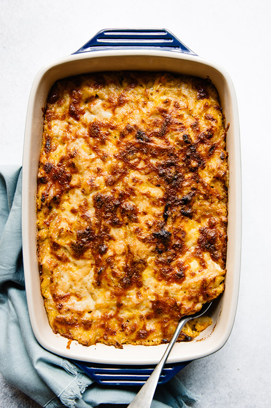 Healthy Thanksgiving Sides Recipe Roundup l baked buttersquash mac and cheese