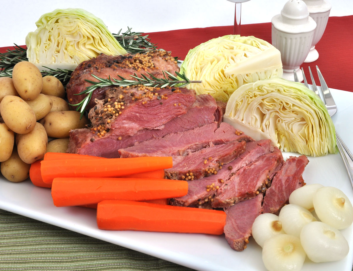 Corned Beef and Cabbage St Patricks Day
