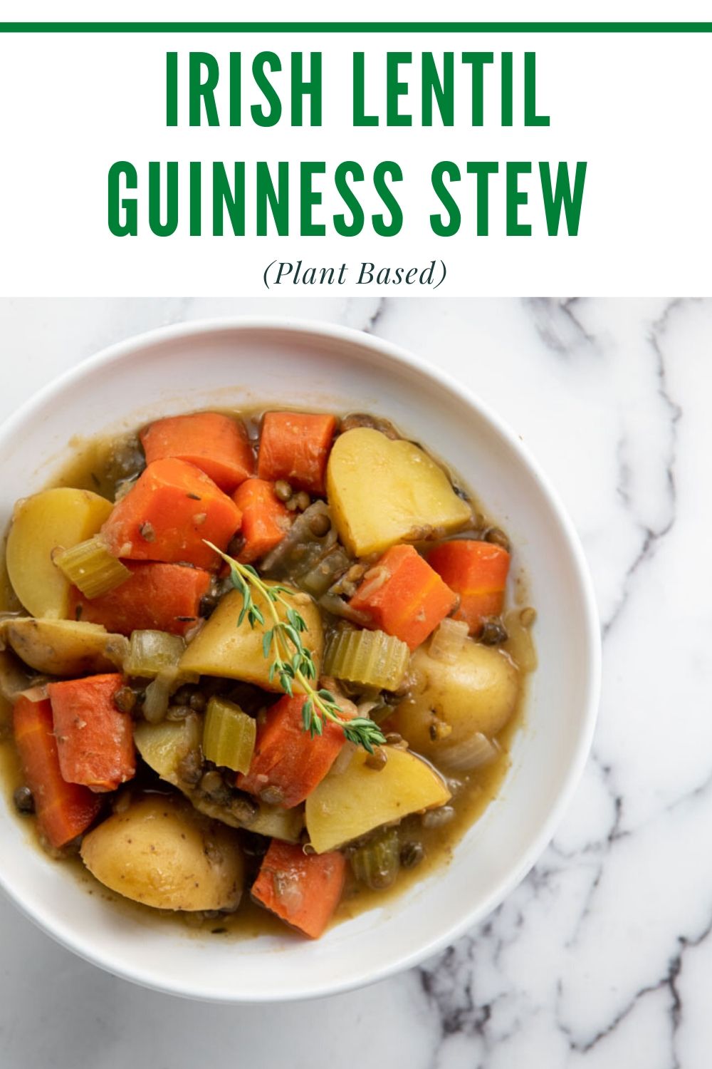 Irish Lentil Guinness Stew