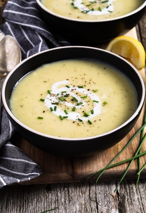 vegan-instant-pot-potato-leek-soup-3